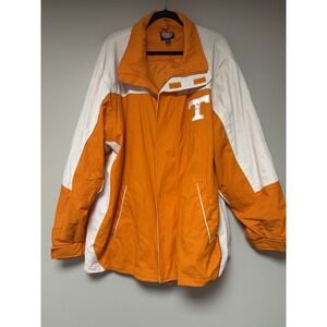 Tennessee Volunteers Orange White Block Letter T Jacket‎ XL Officially Licensed